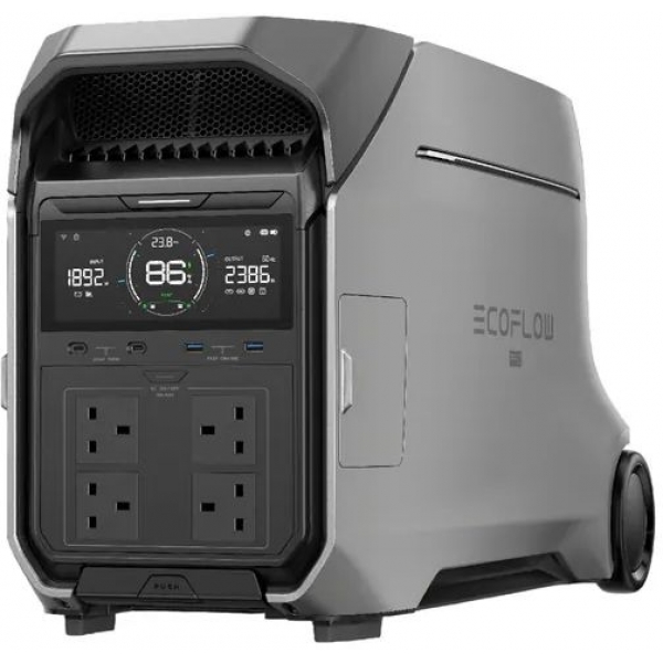 EcoFlow DELTA Pro 3 大容量流動電源 (4096Wh): 4000W輸出、IP65電池包、10毫秒不斷電